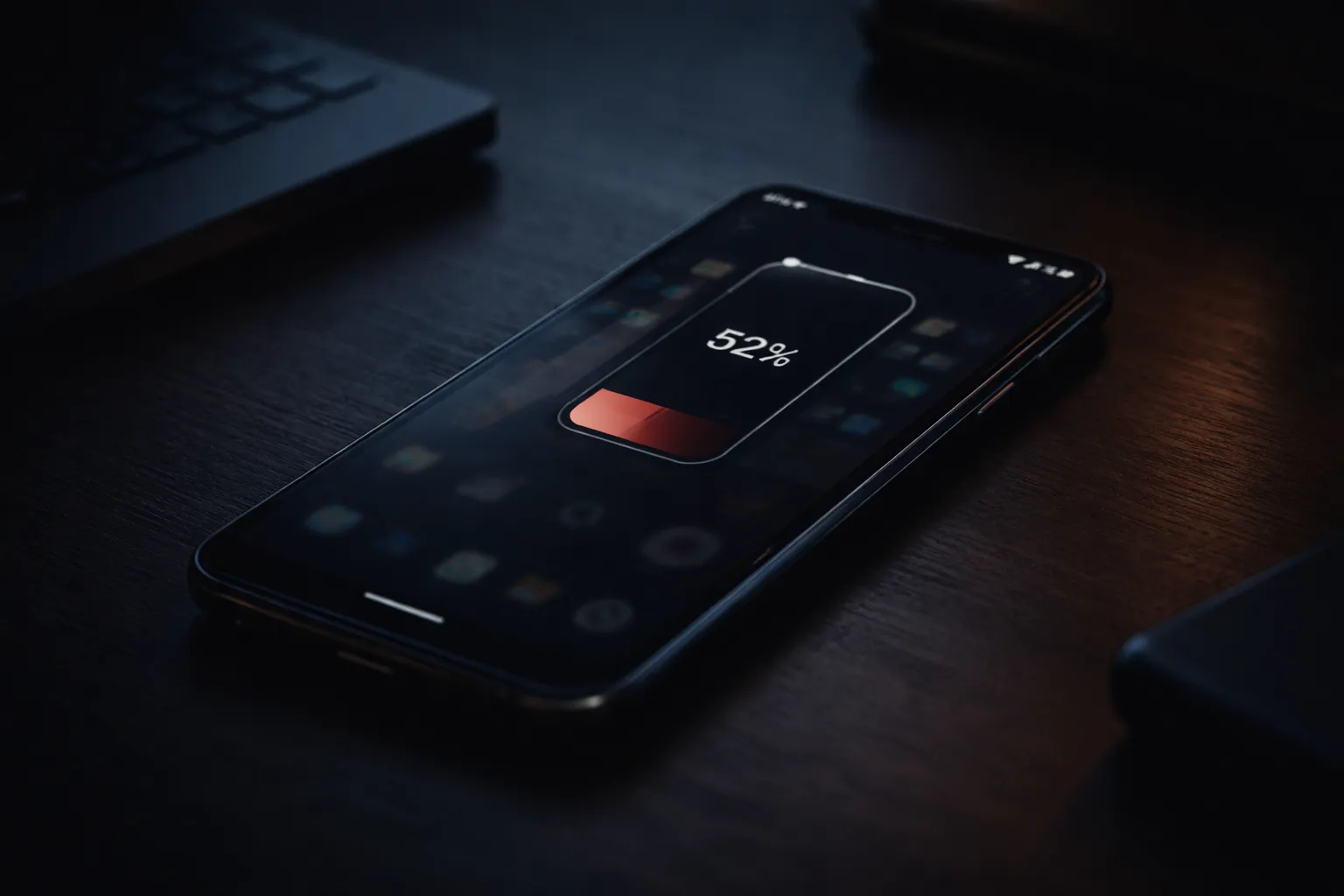 Android phone battery draining in the background while idle
